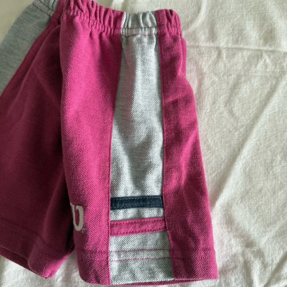 Y2K Wilson Pink and Gray Baby Girl Shorts Srt Size 18 Mo